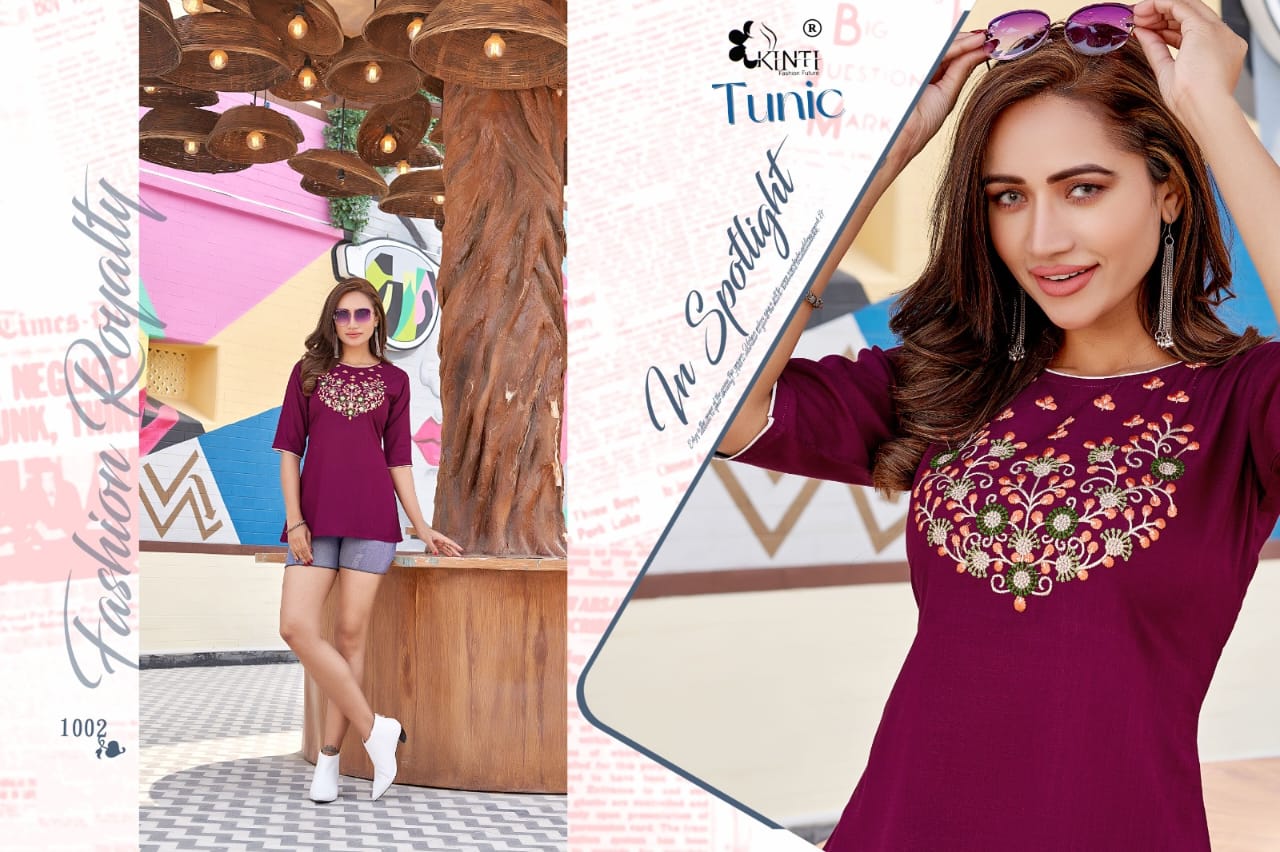 Kinti Tunic Western Wear Wholesale Ladies Top Catalog